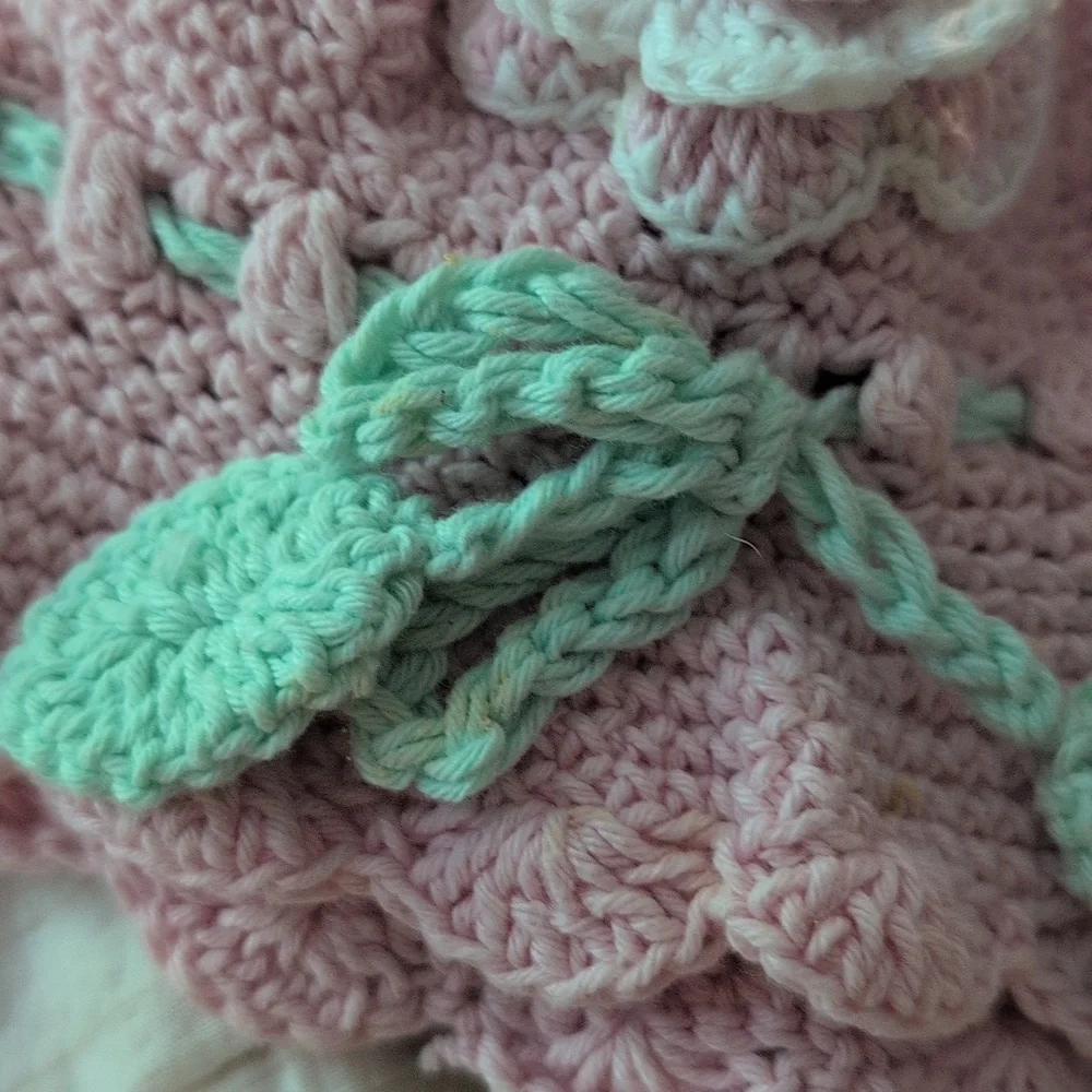 San Diego Hat DayLee Design Hand Crotchet Infant‎ Girls Floral Hat